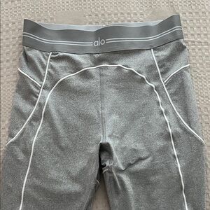 ALO Yoga Kids Silver Leggings